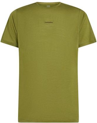 Icebreaker Merino Blend 125 S/S Tee Colour Block Merinoshirt f&uuml;r Herren | oliv