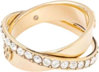 Tory Burch Icon Pav&eacute; Ring - Dames - Ringen - Geel - 45 MM - Accessoires