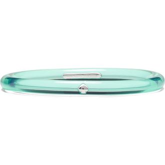 Kate Spade New York glow up thin bangle bracelet in Green/Silver at Nordstrom