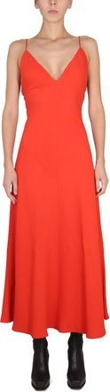 Stella McCartney Maxi V-neck Dress