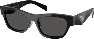 Prada Grey Square Ladies Sunglasses PR B09SF 16K08Z 53