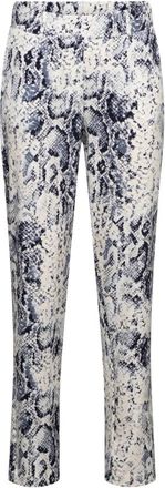 &Co Woman Slim-fit Broeken - Dames - Slim Fit Broeken - Blauw - 2XL - Broeken