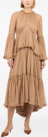 Zimmermann Abito Hypnotic midi asimmetrico - Toni neutri