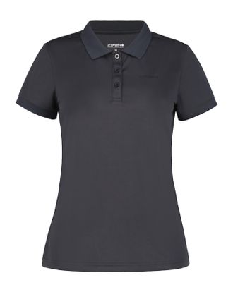 Icepeak Poloshirt ICEPEAK ICEPEAK BAYARD, Damen, Gr. 3XL, grau (anthrazit), Obermaterial: 100% Polyester, Shirts Poloshirt, normaler Hemdkragen, sportlicher S