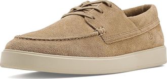 Clarks Lockford Boat Mens Shoes Dark Sand Suede : 10.5 D - Medium