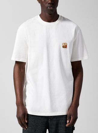 Isabel Marant Mens Hugo logo patch T-shirt