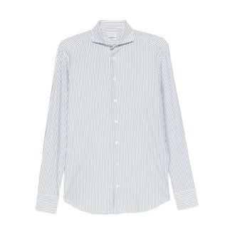 Traiano Rossini Radical Shirt - Heren - Casual Overhemden - Blauw - L - Polyester - Overhemden