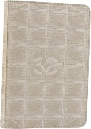 Chanel Pre-owned Day Planner Cover - Dames - Vintage Accessoires - Beige - ONE Size - Leer - Vintage