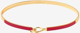 Bangle Up Emaillierter feiner Armreif Lily Rouge Salsa - 3 mm