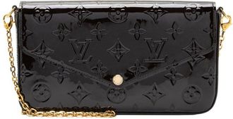 Louis Vuitton Red Monogram Vernis Felicie Pochette (Authentic Pre-Loved)
