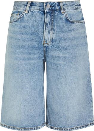 Toteme Longline Denim Board Shorts - Light Blue - 27 (W27 / UK8-10 / S)