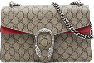 Gucci Pre-owned Gucci Medium GG Supreme Dionysus Shoulder Bag Ladies WQ6WBY3KRCON6TDR