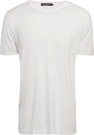 Dolce & Gabbana Katoenen jersey T-shirt - Wit