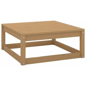 vidaXL Vidaxl - Garden Footstool 70x70x30 cm Honey Brown Solid Wood Pine