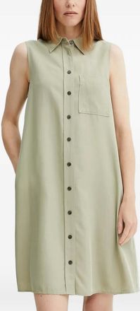 Marc O'Polo Mini-jurk met knoopsluiting - Groen