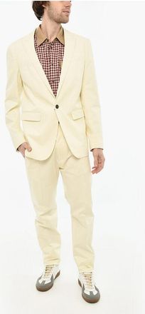 Dsquared2 Stretch Cotton Peak Lapel 2-Button Suit size 52