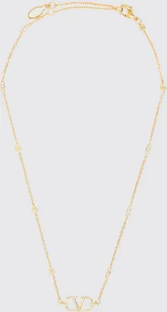 Valentino Garavani Collana girocollo VLogo Signature in ottone con strass