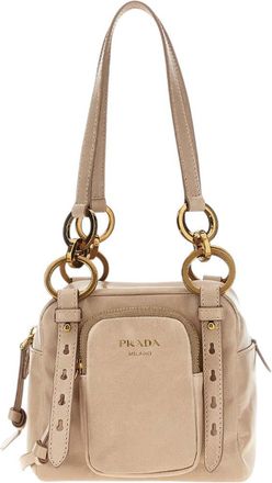 Prada Light Pink Dangle Mini Shoulder Bag