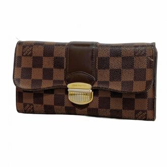 Louis Vuitton Ebene Long Wallet (Bi-Fold) (Pre-Owned)