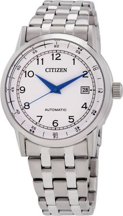 Citizen Mechanical Automatic White Dial Mens Watch NJ0210-56A