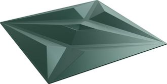 vidaXL Paneles De Pared 24 Uds. 50 X 50 Cm Verde Estrella Espuma Xps Vidaxl
