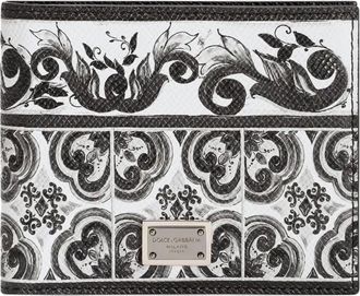 Dolce & Gabbana Portafoglio con stampa - Nero