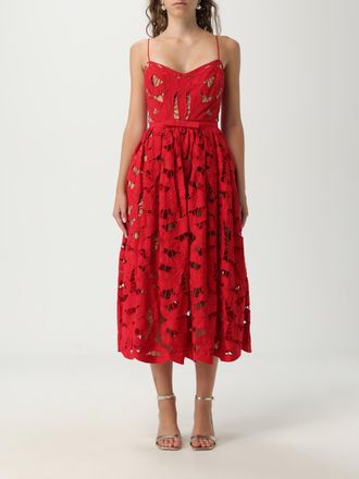 Self Portrait Dress SELF-PORTRAIT Woman color Red