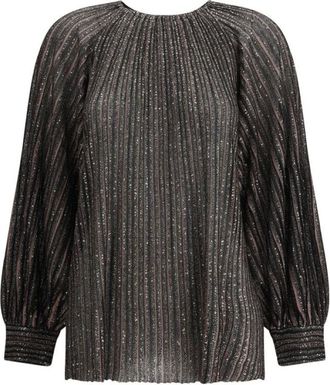 Missoni Dames, Blouses & Shirts, Zwart, Maat: S Viscose