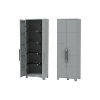 Terry Age armadio modular5 a 2 ante con 4 ripiani regolabili 78x43,6x225,8 cm 1002920 - Terry