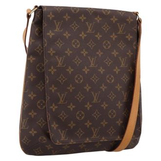 Louis Vuitton Musette Monogram Canvas Brown Canvas Handbag (Pre-Owned)