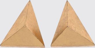 Monies Orecchini Gyve Monies in legno placcato oro