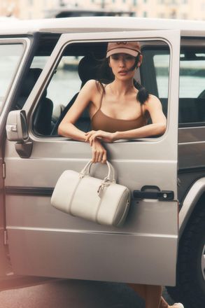 Alo Daily Voyage Bag in Bone Leather