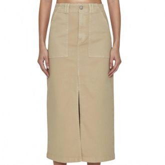 Pistola Denim Pamela Utility Skirt In Latte