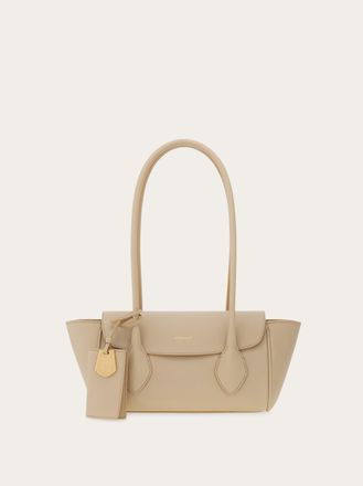 Ferragamo Women East-West tote bag (S) Beige