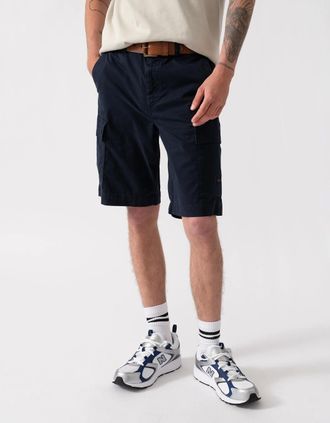 HUGO BOSS Mens BOSS Orange Sisla Mens Cargo Shorts - Dark Blue 404 - Navy - Size: 32/32
