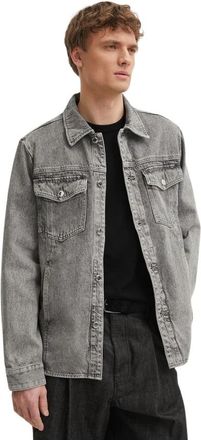 Michael Kors Denim Shirt Jacket - Heren - Spijkerjassen - Grijs - S - Denim - Jassen