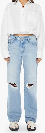 Mother Womens Mid Rise Maven Sneak Jean In Reelin It In