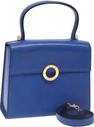 Celine Pre-owned Handbags, female, Blue, Size: ONE SIZE Pre-owned Leather Handbag