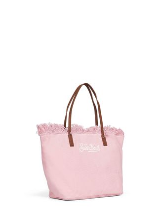 MC2 Saint Barth Womens Shopper Bag City Pink Cotton Shoulder