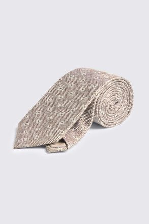 Moss Neutral Paisley Tie