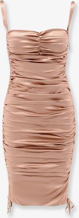 Dolce & Gabbana Vestito in seta stretch con coulisse laterali - DOLCE & GABBANA - gender_Woman