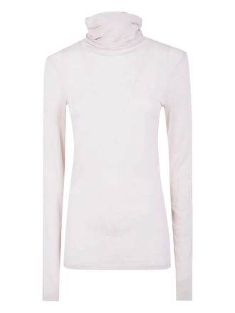 Anneclaire turtleneck long-sleeve sweater - Pink