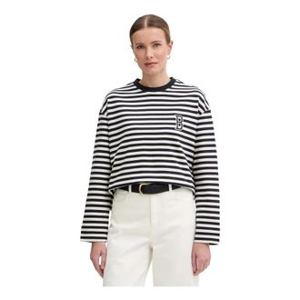 Barbour Gabby Sweatshirt - Dames - Sweatshirts - Veelkleurig - L - Katoen - Hoodies & sweatvesten