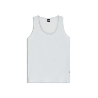 BOSS Sleeveless top in stretch silk