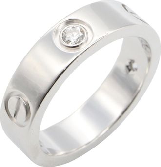 Cartier White Gold White Gold (18K) Band Ring (Pre-Owned)