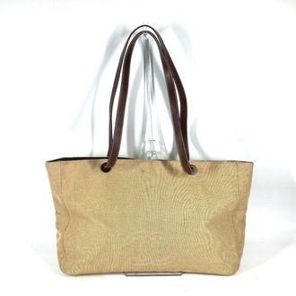 Chanel Hemp Leather Shoulder Bag Tote Bag (Pre-Owned)