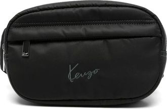 Kenzo Cross Body Bags, male, Black, Size: ONE SIZE Signature Belt Bag