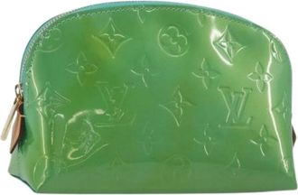 Louis Vuitton Tweedehands leren Louis Vuitton tassen - Dames - Vintage Tassen - Groen - ONE Size - Vintage