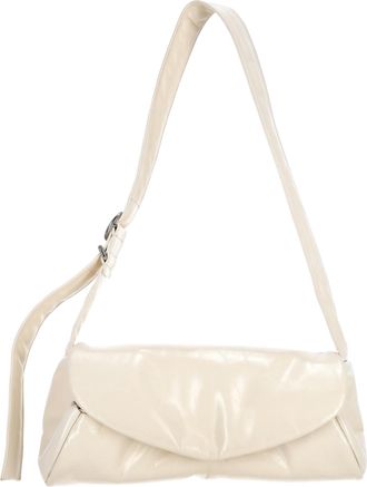 Jil Sander Pre-owned Womens Jil Cannolo Flap Shoulder Bag in White Leather - Ivory - One Size