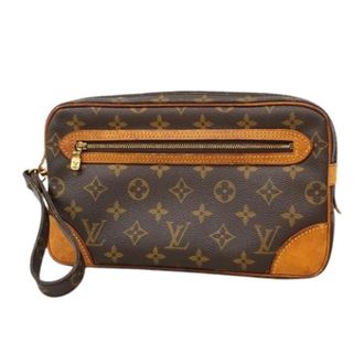 Louis Vuitton Pre-owned Clutches, male, Brown, Size: ONE SIZE Pre-owned Clutch bag